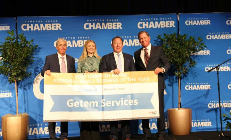 Getem Services Named 2022 Hampton Roads Regional Small Business of the Year