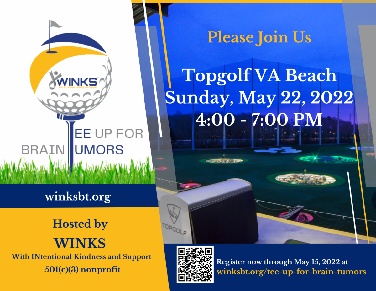 WITH INTENTIONAL KINDNESS AND SUPPORT (WINKS) HOSTS TEE UP FOR BRAIN TUMORS