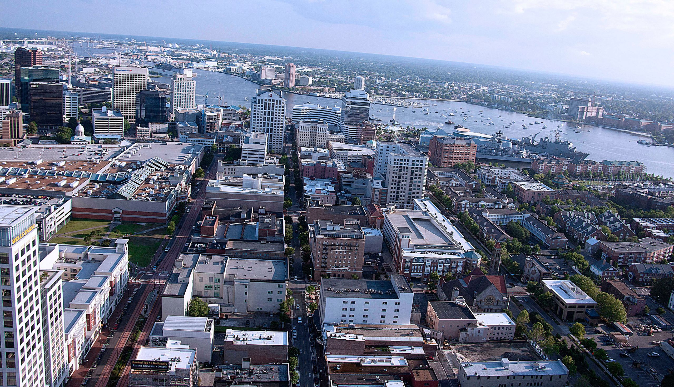 Norfolk City View from above