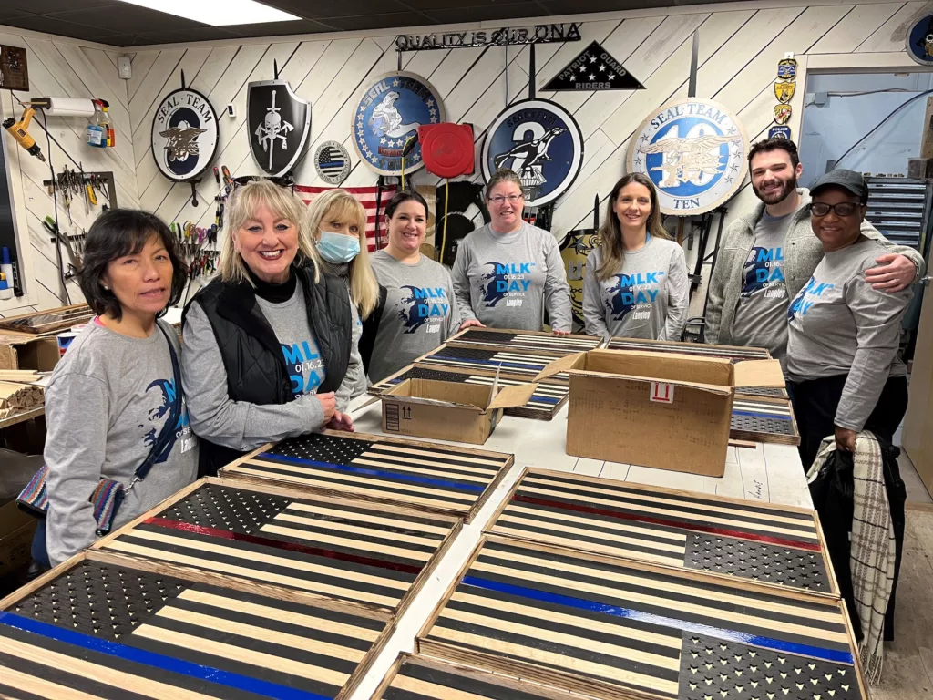 Langley Federal Credit Union Employees Volunteer at Nonprofits on Martin Luther King Jr. Day