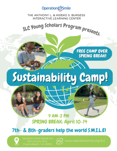 Operation Smile Offers FREE Spring Break Camp for Middle and High School Students!