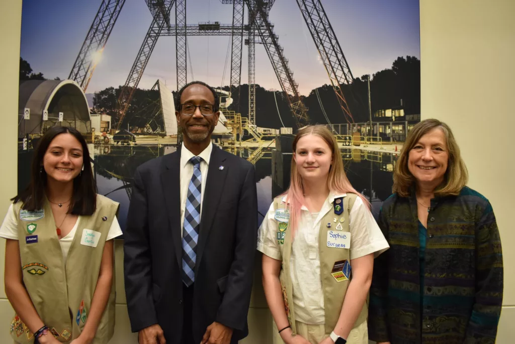 Two Local Winners of Girl Scout Essay Contest Honored by NASA Langley Research Center