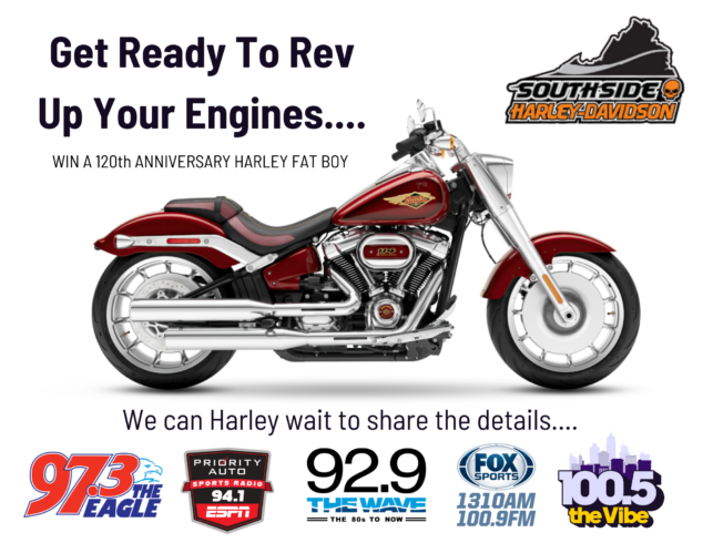 Join the Max Media 120th Anniversary Harley Davidson Fat Boy Summer Giveaway