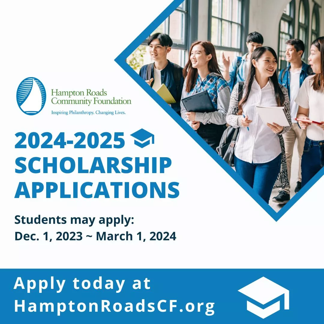 Hampton Roads Community Foundation Offers Scholarships for Eastern Shore and Hampton Roads