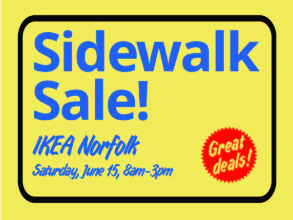 IKEA Norfolk Sidewalk Sale