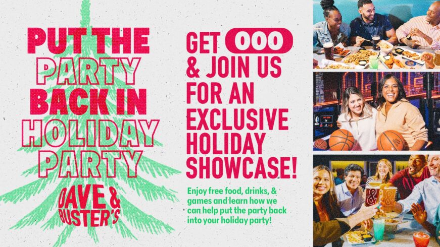 Holiday Sneak Peek at Dave and Buster’s Virginia Beach