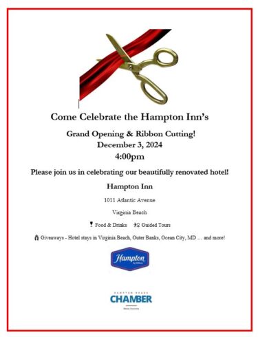 Hampton Inn Virginia Beach is Reopening!