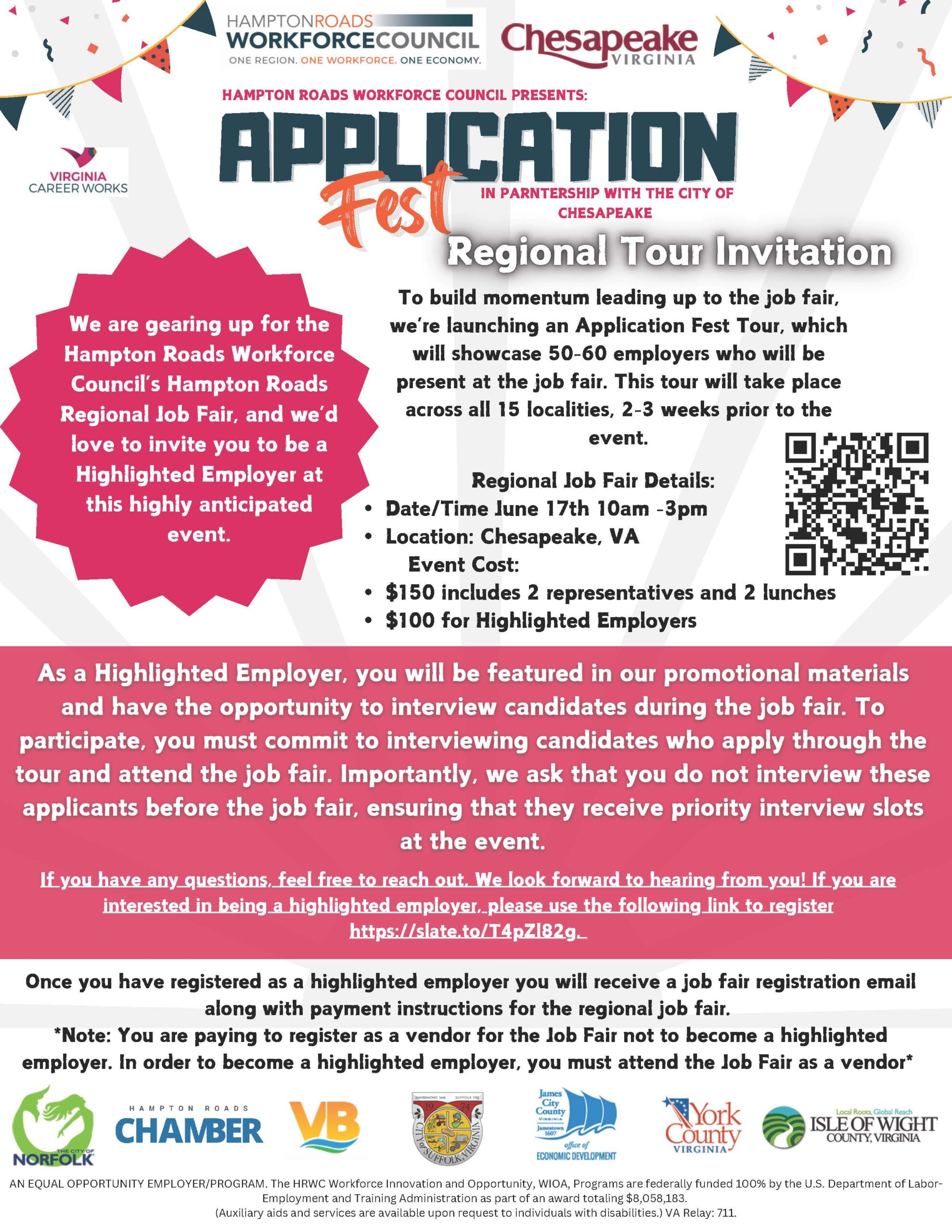 title:Hampton Roads Workforce Council’s Hampton Roads Regional Job Fair Hampton Roads Workforce Council’s Hampton Roads Regional Job Fair