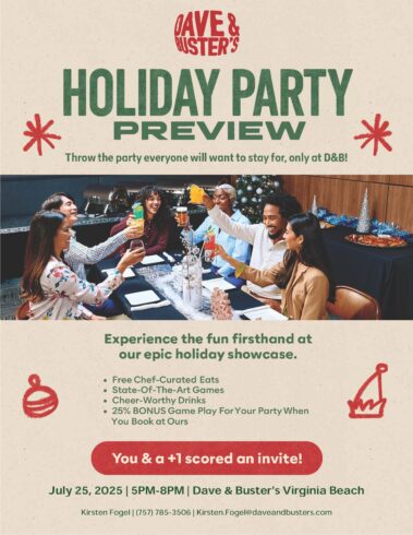 title:Dave and Buster’s Holiday Party Preview! Dave and Buster’s Holiday Party Preview!