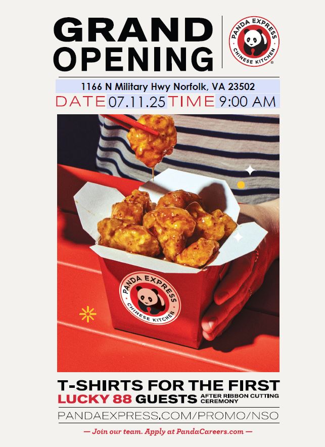 Panda Express Celebrates Grand Opening in Norfolk