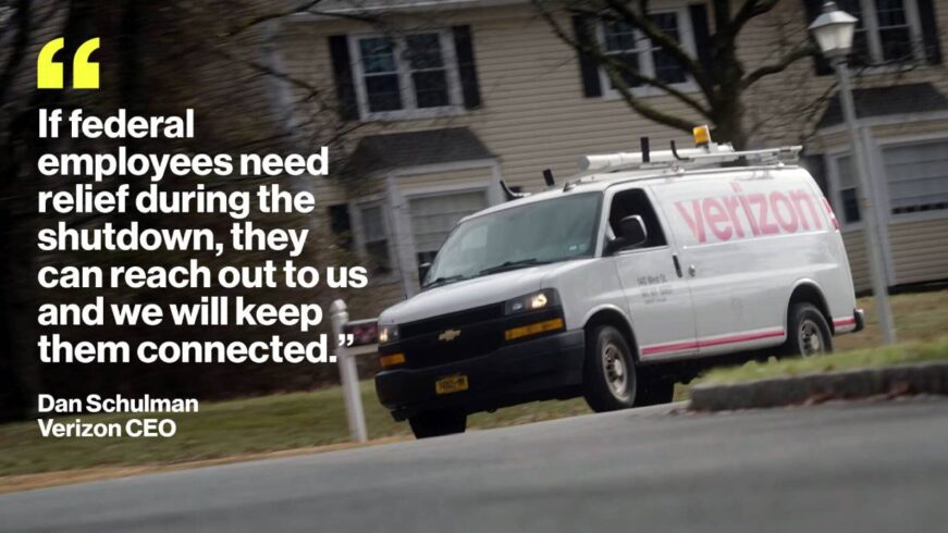 Verizon Offers Flexible Payment Arrangements for Federal Workers, Military, First Responders